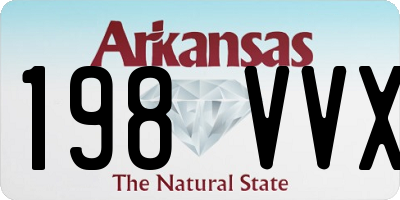 AR license plate 198VVX