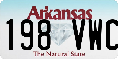 AR license plate 198VWC