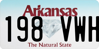 AR license plate 198VWH
