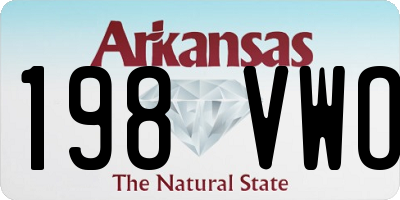 AR license plate 198VWO