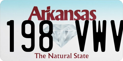 AR license plate 198VWV