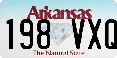 AR license plate 198VXQ