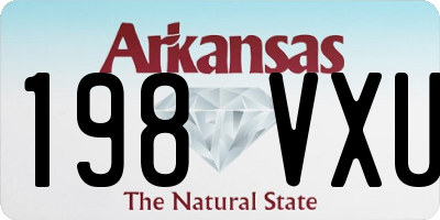 AR license plate 198VXU