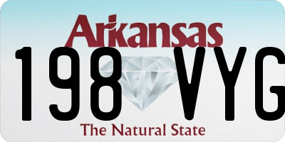 AR license plate 198VYG