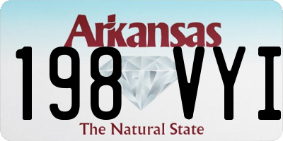 AR license plate 198VYI