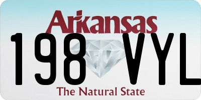 AR license plate 198VYL