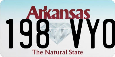 AR license plate 198VYO