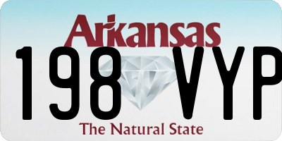 AR license plate 198VYP