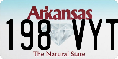 AR license plate 198VYT