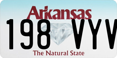 AR license plate 198VYV