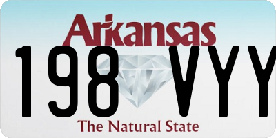 AR license plate 198VYY