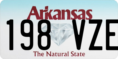 AR license plate 198VZE