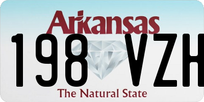 AR license plate 198VZH