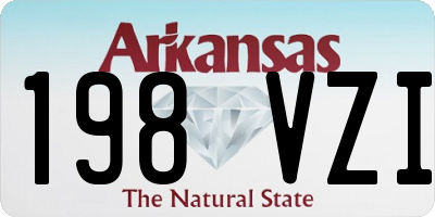 AR license plate 198VZI