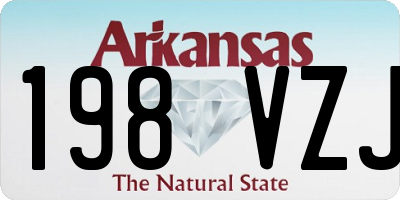 AR license plate 198VZJ