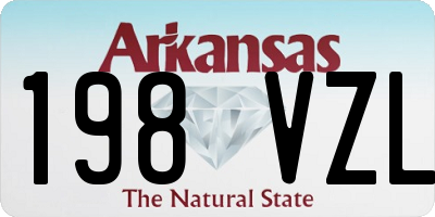 AR license plate 198VZL
