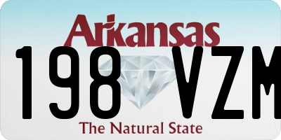 AR license plate 198VZM