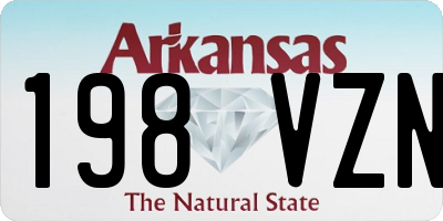 AR license plate 198VZN