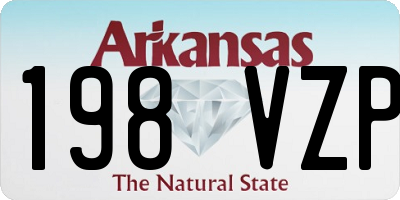 AR license plate 198VZP