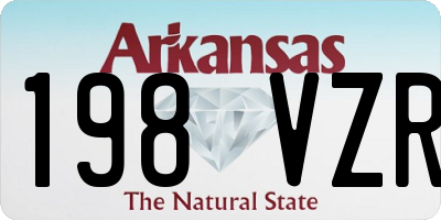 AR license plate 198VZR
