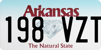 AR license plate 198VZT