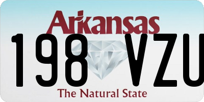 AR license plate 198VZU