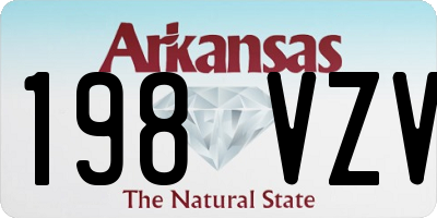 AR license plate 198VZV