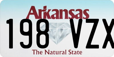 AR license plate 198VZX