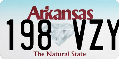 AR license plate 198VZY