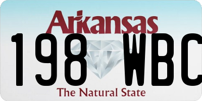 AR license plate 198WBC