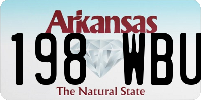AR license plate 198WBU