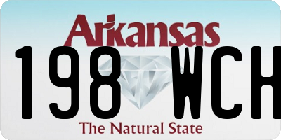 AR license plate 198WCH