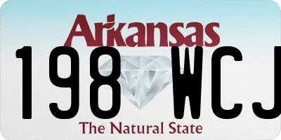 AR license plate 198WCJ