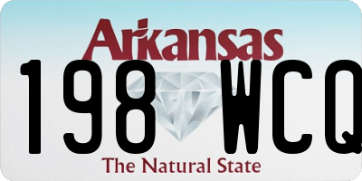 AR license plate 198WCQ