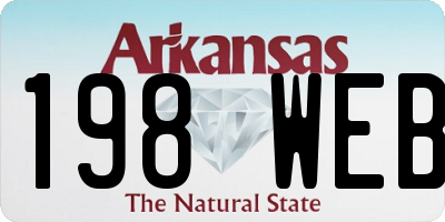 AR license plate 198WEB