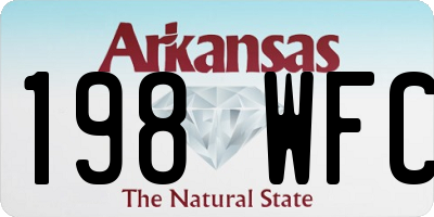 AR license plate 198WFC
