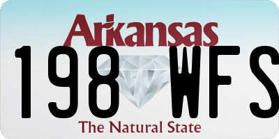 AR license plate 198WFS