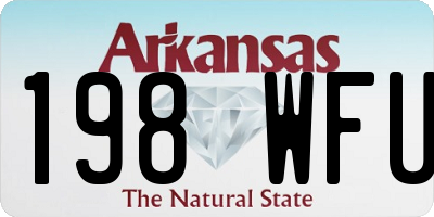 AR license plate 198WFU