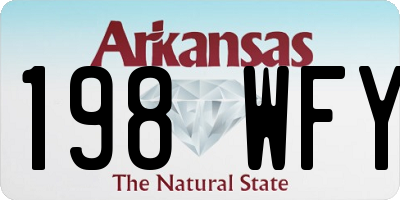 AR license plate 198WFY