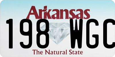 AR license plate 198WGC