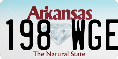 AR license plate 198WGE