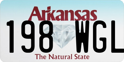 AR license plate 198WGL