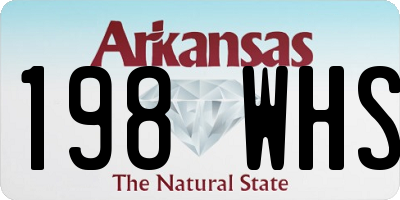 AR license plate 198WHS