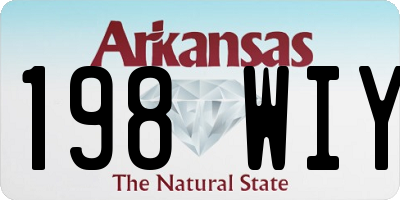 AR license plate 198WIY