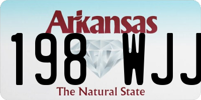 AR license plate 198WJJ