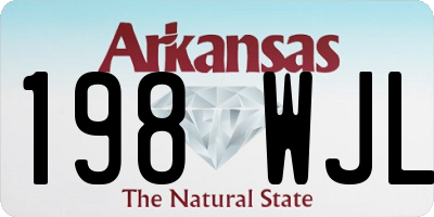 AR license plate 198WJL