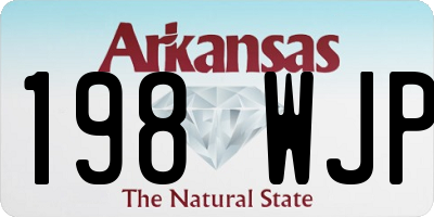 AR license plate 198WJP