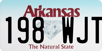 AR license plate 198WJT