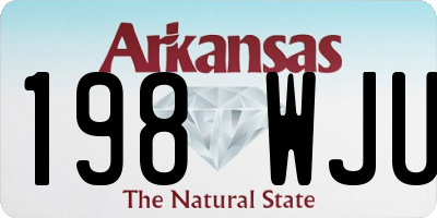 AR license plate 198WJU