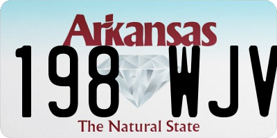 AR license plate 198WJV
